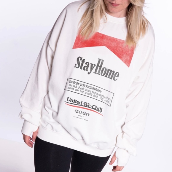 The Laundry Room Tops - The Laundry Room 'Stay Home' Jumper